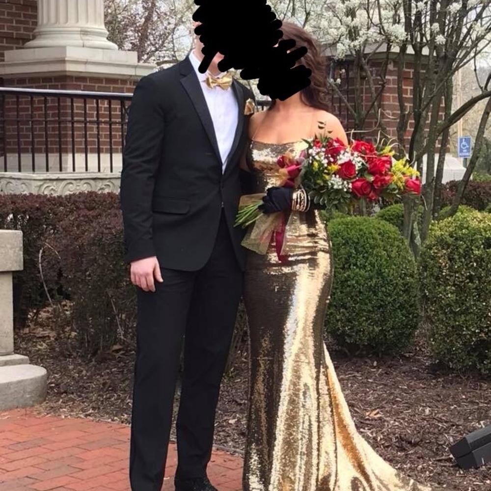 Gold Sequin Sherri Hill